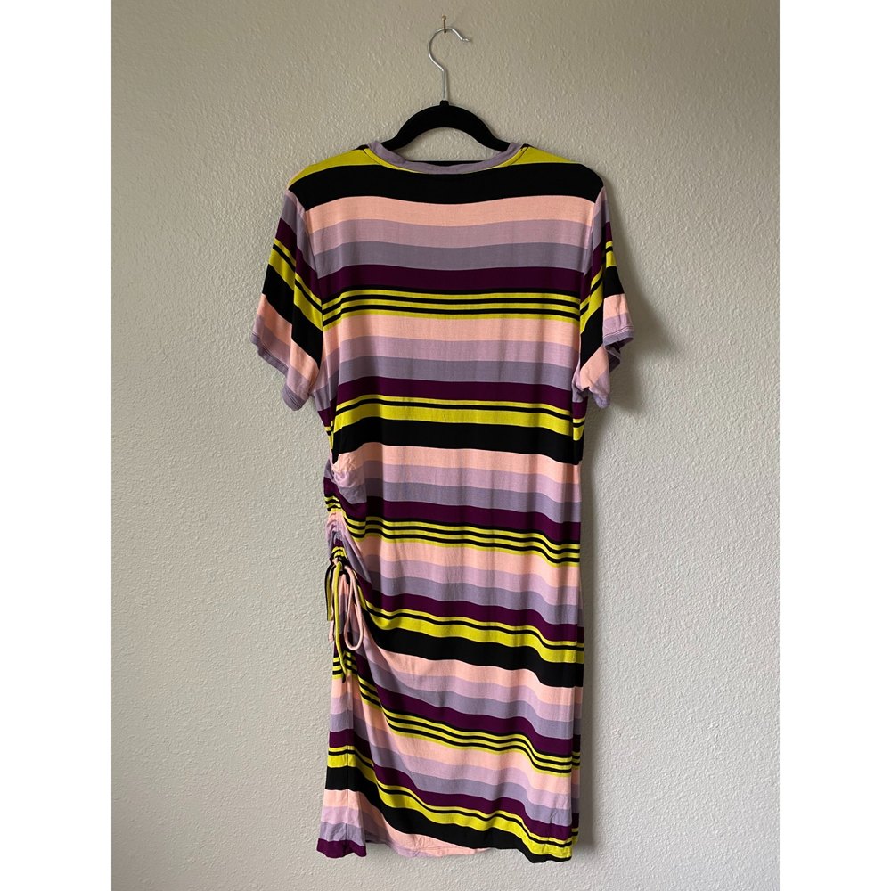 Torrid Multi Stripe Jersey Drawstring Side T-Shir… - image 5